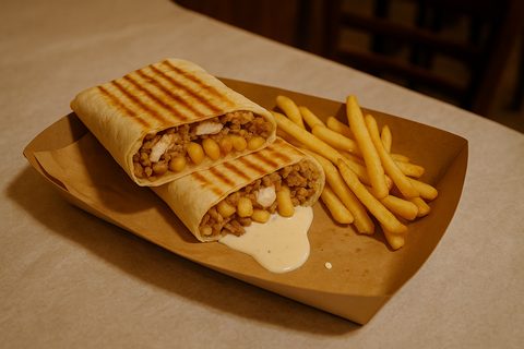 Tacos gratiné à la presse